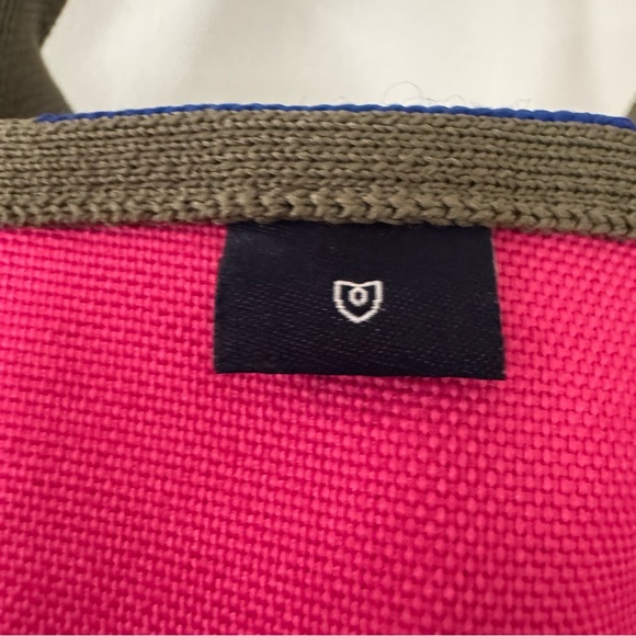 Rothy's Vibrant Pink,Olive, and Blue Reversible Tote Bag Casual, oversized, - Picture 11 of 12